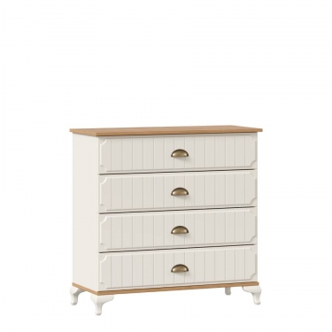 Комод Вилладжио Любимый дом ЛД 680.140.000 Алебастр/Дуб золотой