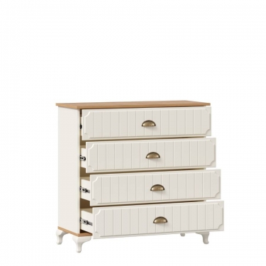 Комод Вилладжио Любимый дом ЛД 680.140.000 Алебастр/Дуб золотой