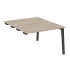 Стол-приставка двойной к опорным элементам Рива ONIX WOOD OW.D.SPR-2.7 Дуб Аттик/Темный