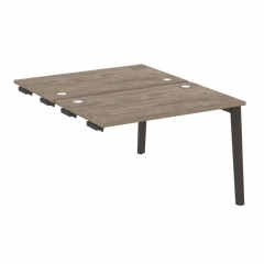 Стол-приставка двойной к опорным элементам Рива ONIX WOOD OW.D.SPR-2.7 Тиквуд Темный/Темный