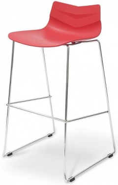 Барный стул LEAF-06 Красный