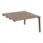 Стол-приставка двойной к опорным элементам Рива ONIX WOOD OW.D.SPR-3.7 Тиквуд Темный/Темный