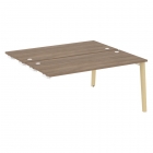 Стол-приставка двойной к опорным элементам Рива ONIX WOOD OW.D.SPR-4.7 Дуб Аризона/Светлый