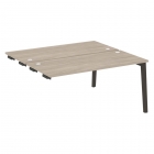 Стол-приставка двойной к опорным элементам Рива ONIX WOOD OW.D.SPR-4.7 Тиквуд Светлый/Темный