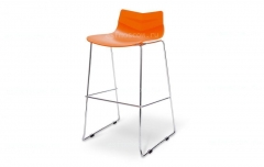 Барный стул LEAF-06 Оранжевый