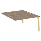 Стол-приставка двойной к опорным элементам Рива ONIX WOOD OW.D.SPR-3.8 Дуб Аризона/Светлый