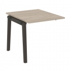 Проходной наборный элемент переговорного стола Рива ONIX WOOD OW.NPRG-0 Дуб Аттик/Темный