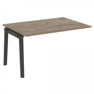 Проходной наборный элемент переговорного стола Рива ONIX WOOD OW.NPRG-3 Тиквуд Темный/Темный
