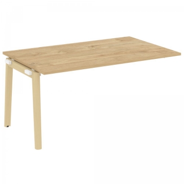 Проходной наборный элемент переговорного стола Рива ONIX WOOD OW.NPRG-4 Тиквуд Светлый/Светлый