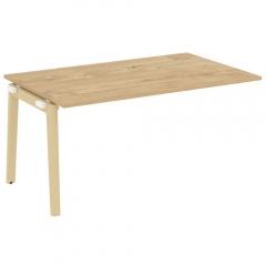 Проходной наборный элемент переговорного стола Рива ONIX WOOD OW.NPRG-4 Тиквуд Светлый/Светлый