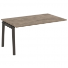 Проходной наборный элемент переговорного стола Рива ONIX WOOD OW.NPRG-4 Тиквуд Темный/Темный