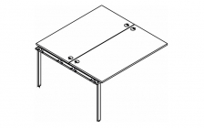 Приставка к рабочей станции Skyland XTEN GLOSS XIGWST 1414 Белая