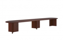 Система столов переговоров POINTEX DAVOS 2-03 Темный орех