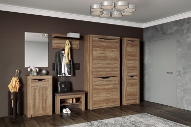 Тумба с дверцей и ящиком Мебельград Соренто 25 Дуб Стирлинг