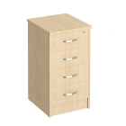 Тумба приставная с замком Рива Riva А.ТП-4.1F-S Клен