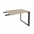 Брифинг-приставка на О-образном м/к Рива ONIX O.MO-BR-9 Дуб Аттик/Антрацит