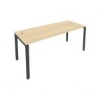 Стол письменный Рива METAL SYSTEM Б.СП-5 Акация/Антрацит