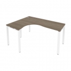 Стол письменный Рива METAL SYSTEM Б.СА-4 Л Вяз/Белый