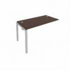 Проходной наборный элемент рабочей станции Рива Metal System Б.ПРС-СП-1.3 Венге/Серый