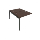 Проходной наборный элемент рабочей станции Рива Metal System Б.ПРС-СП-2.1 Венге/Антрацит