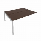 Проходной наборный элемент рабочей станции Рива Metal System Б.ПРС-СП-2.5 Венге/Серый