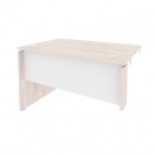 Стол-приставка левый к опорным элементам Рива ONIX O.SPR-2.8L Денвер Светлый/Белый