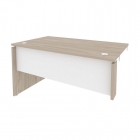 Стол-приставка левый к опорным элементам Рива ONIX O.SPR-3.8L Дуб Аттик/Белый