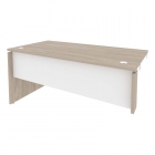Стол-приставка левый к опорным элементам Рива ONIX O.SPR-4.8L Дуб Аттик/Белый