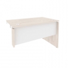 Стол-приставка правый к опорным элементам Рива ONIX O.SPR-2.7R Денвер Светлый/Белый