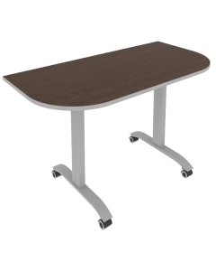 Стол радиусный складной мобильный Рива MOBILE SYSTEM СМ-4.1 Венге/Титан