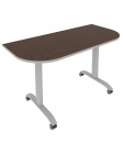 Стол радиусный складной мобильный Рива MOBILE SYSTEM СМ-5.1 Венге/Титан