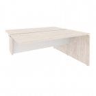 Стол-приставка двойной к опорным элементам Рива ONIX O.D.SPR-4.7 Денвер Светлый/Белый