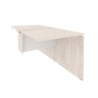 Стол-приставка двойной к опорным элементам Рива ONIX O.D.SPR-0.8 Денвер Светлый/Белый