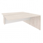 Стол-приставка двойной к опорным элементам Рива ONIX O.D.SPR-4.8 Денвер Светлый/Белый