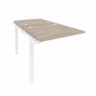 Наборный элемент рабочей станции на м/к Рива ONIX O.M-2.NRS-0.8 Дуб Аттик/Белый