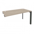 Стол-приставка на П-образном м/к к опорным элементам Рива ONIX O.MP-SPR-3.7 Дуб Аттик/Антрацит