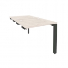 Стол-приставка двойной на П-образном м/к к опорным элем. Рива ONIX O.MP-D.SPR-0.7 Денвер Светлый/Антрацит