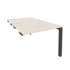 Стол-приставка двойной на П-образном м/к к опорным элем. Рива ONIX O.MP-D.SPR-1.8 Денвер Светлый/Антрацит