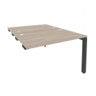 Стол-приставка двойной на П-образном м/к к опорным элем. Рива ONIX O.MP-D.SPR-2.8 Дуб Аттик/Антрацит