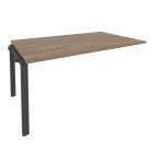 Проходной наборный элемент переговорного стола Рива ONIX O.MP-NPRG-4 Дуб Аризона/Антрацит