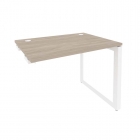 Стол-приставка на О-образном м/к к опорным элементам Рива ONIX O.MO-SPR-1.7 Дуб Аттик/Белый