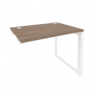 Стол-приставка на О-образном м/к к опорным элементам Рива ONIX O.MO-SPR-1.7 Дуб Аризона/Белый