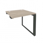 Стол-приставка на О-образном м/к к опорным элементам Рива ONIX O.MO-SPR-0.8 Дуб Аттик/Антрацит