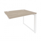 Стол-приставка на О-образном м/к к опорным элементам Рива ONIX O.MO-SPR-1.8 Дуб Аттик/Белый