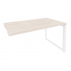 Стол-приставка на О-образном м/к к опорным элементам Рива ONIX O.MO-SPR-3.8 Денвер Светлый/Белый