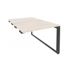 Стол-приставка двойной на О-образном м/к к опорым элем. Рива ONIX O.MO-D.SPR-1.7 Денвер Светлый/Антрацит