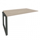 Проходной наборный элемент переговорного стола Рива ONIX O.MO-NPRG-4 Дуб Аттик/Антрацит