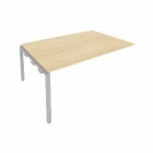 Проходной наборный элемент переговорного стола Рива Metal System Б.ППРГ-5 Акация/Серый