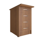 Тумба приставная с замком Рива Riva А.ТП-4.2F-S Орех Гварнери