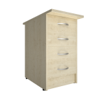 Тумба приставная с замком Рива Riva А.ТП-4.2F-S Клен